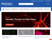 Tablet Screenshot of esibio.com
